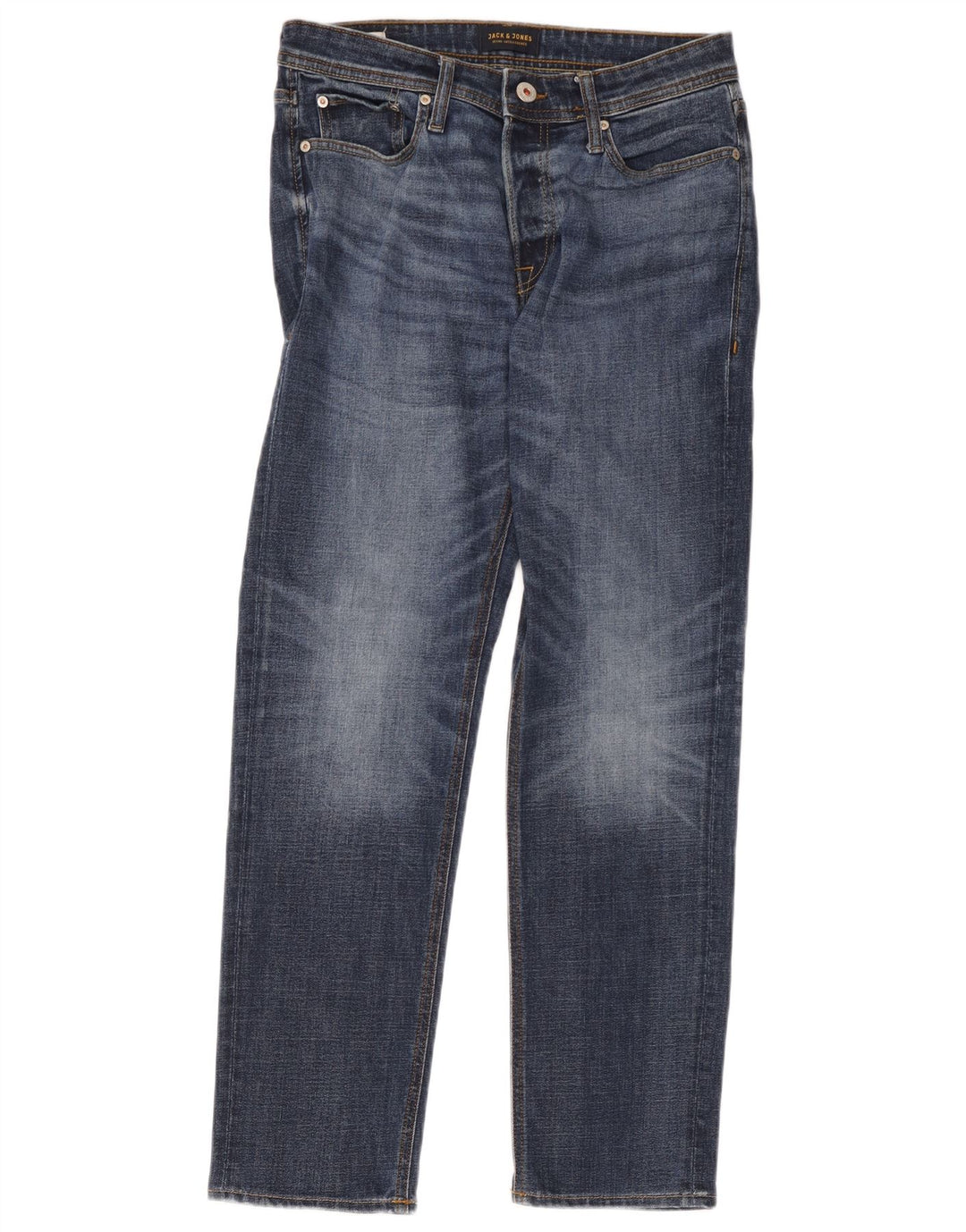 Blugi drepți pentru bărbați Jack & Jones W30 L32 Bumbac albastru