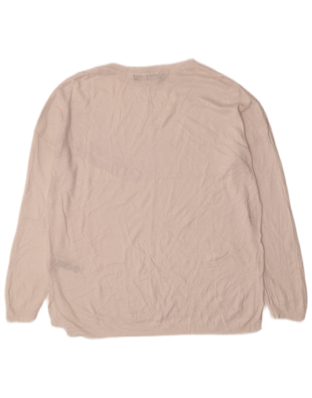 Pulover pentru femei Marks & Spencer cu gâtul cu barca UK 14 Medium Off White