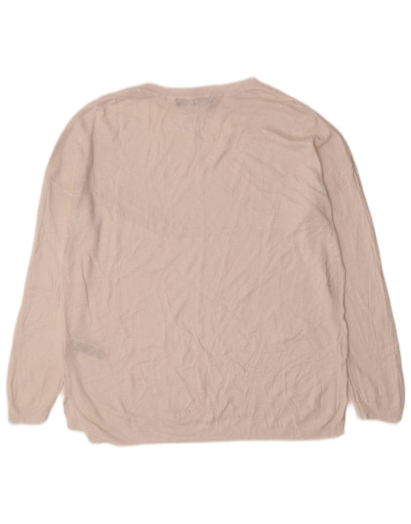 Pulover pentru femei Marks & Spencer cu gâtul cu barca UK 14 Medium Off White