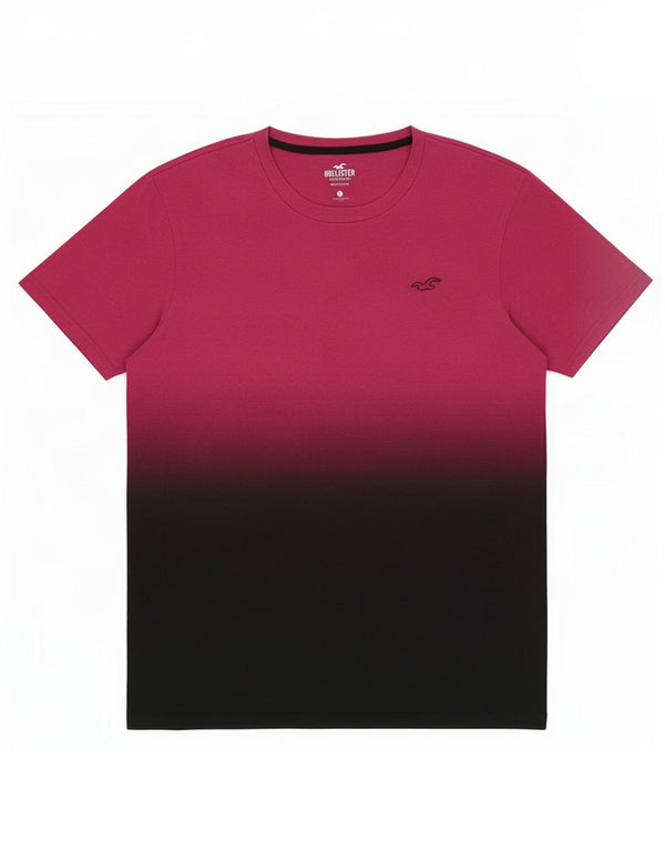Tricou pentru bărbați Hollister Top Medium Pink Colorblock Bumbac