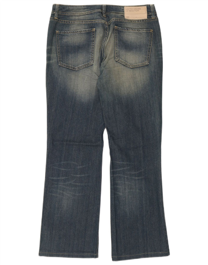 Blugi Benetton pentru femei Bootcut W28 L29 Bumbac albastru