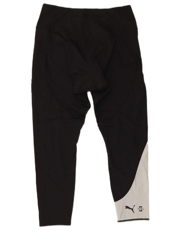 Leggings crop pentru femei Puma UK 18 XL negru colorblock