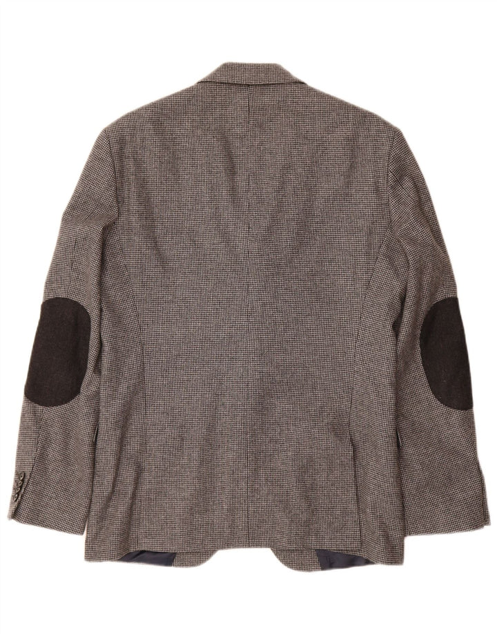 TOMMY HILFIGER Jachetă blazer croită pentru bărbați IT 48 Medium Gri Houndstooth