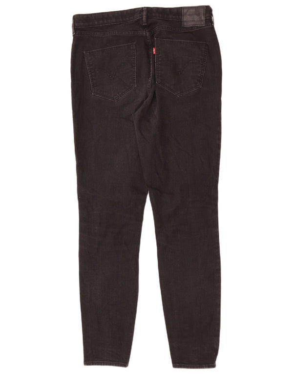 Blugi skinny cu talie mare Levi's 721 pentru bărbați W31 L32 bumbac negru