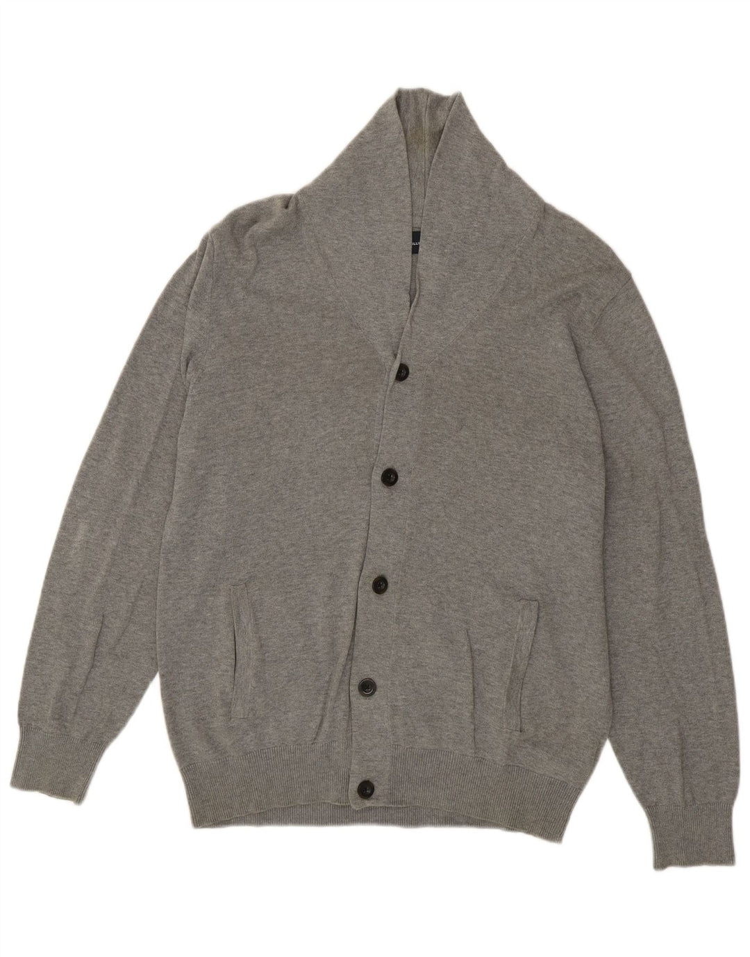 Pulover cardigan pentru bărbați Marks & Spencer, mare, gri, bumbac