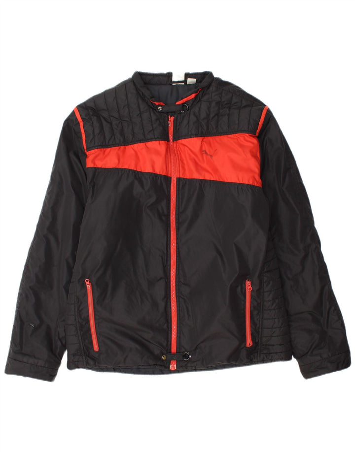 Jachetă căptușită PUMA pentru bărbați UK 38 Medium Black Colorblock