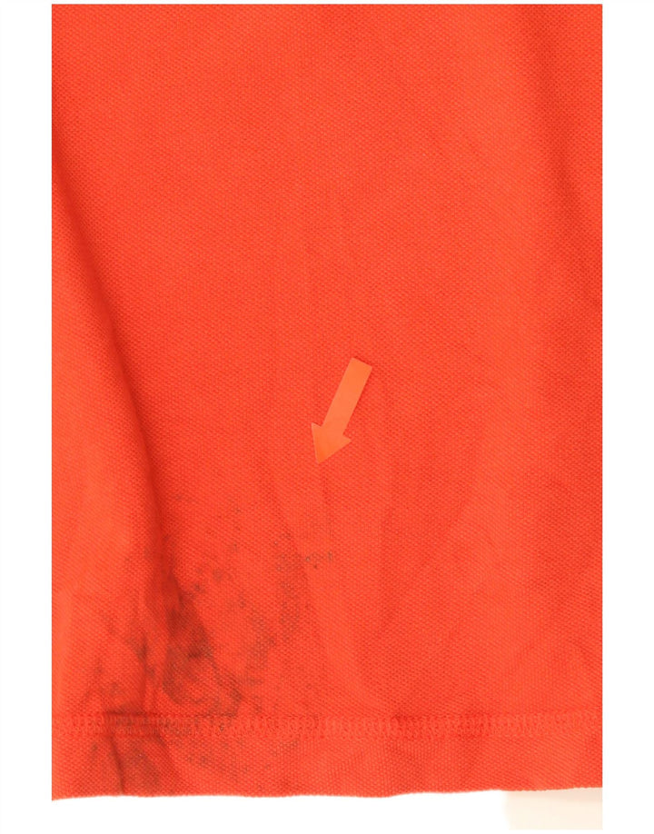 Tricou polo grafic pentru bărbați DKNY 2XL bumbac portocaliu