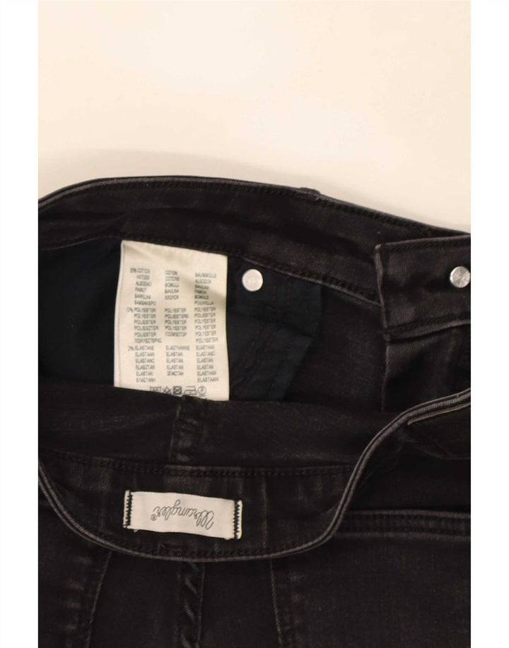 Blugi drepti pentru femei Wrangler W32 L32 bumbac negru