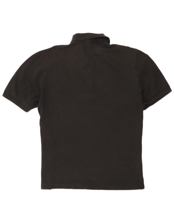 Tricou polo pentru bărbați Lacoste Mărimea 8 3XL Bumbac negru