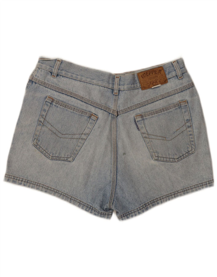 Pantaloni scurți din blugi pentru femei VINTAGE W32 Large Blue