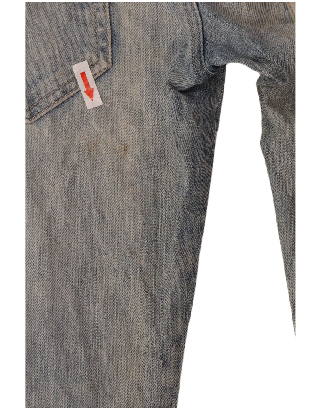 Blugi drepti pentru femei Armani W26 L34 Albastru