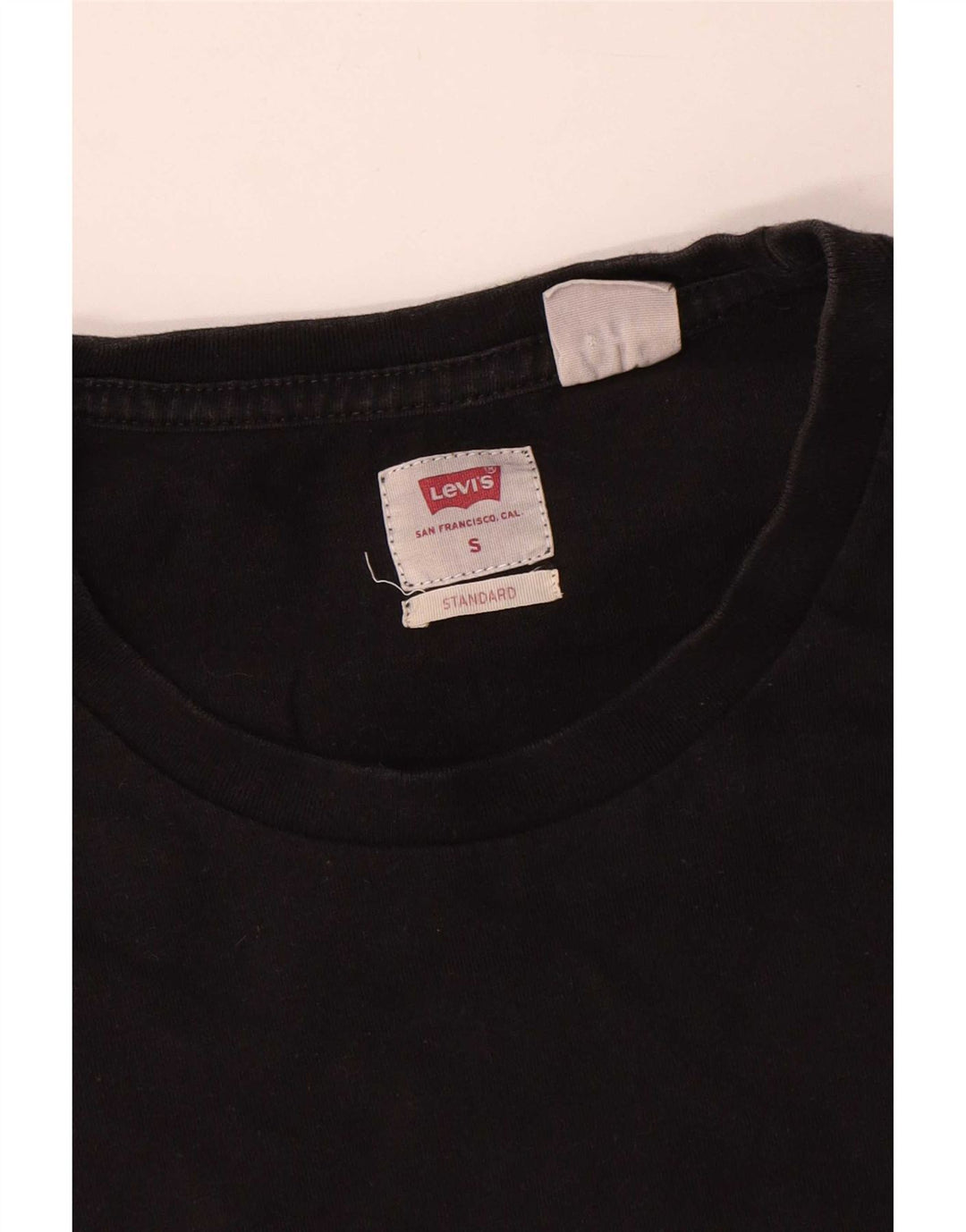 Tricou Levi's Standard Fit pentru bărbați Top mic din bumbac negru