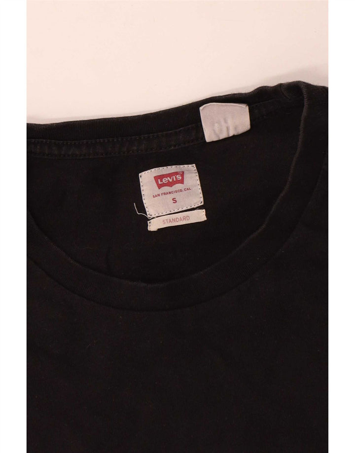 Tricou Levi's Standard Fit pentru bărbați Top mic din bumbac negru