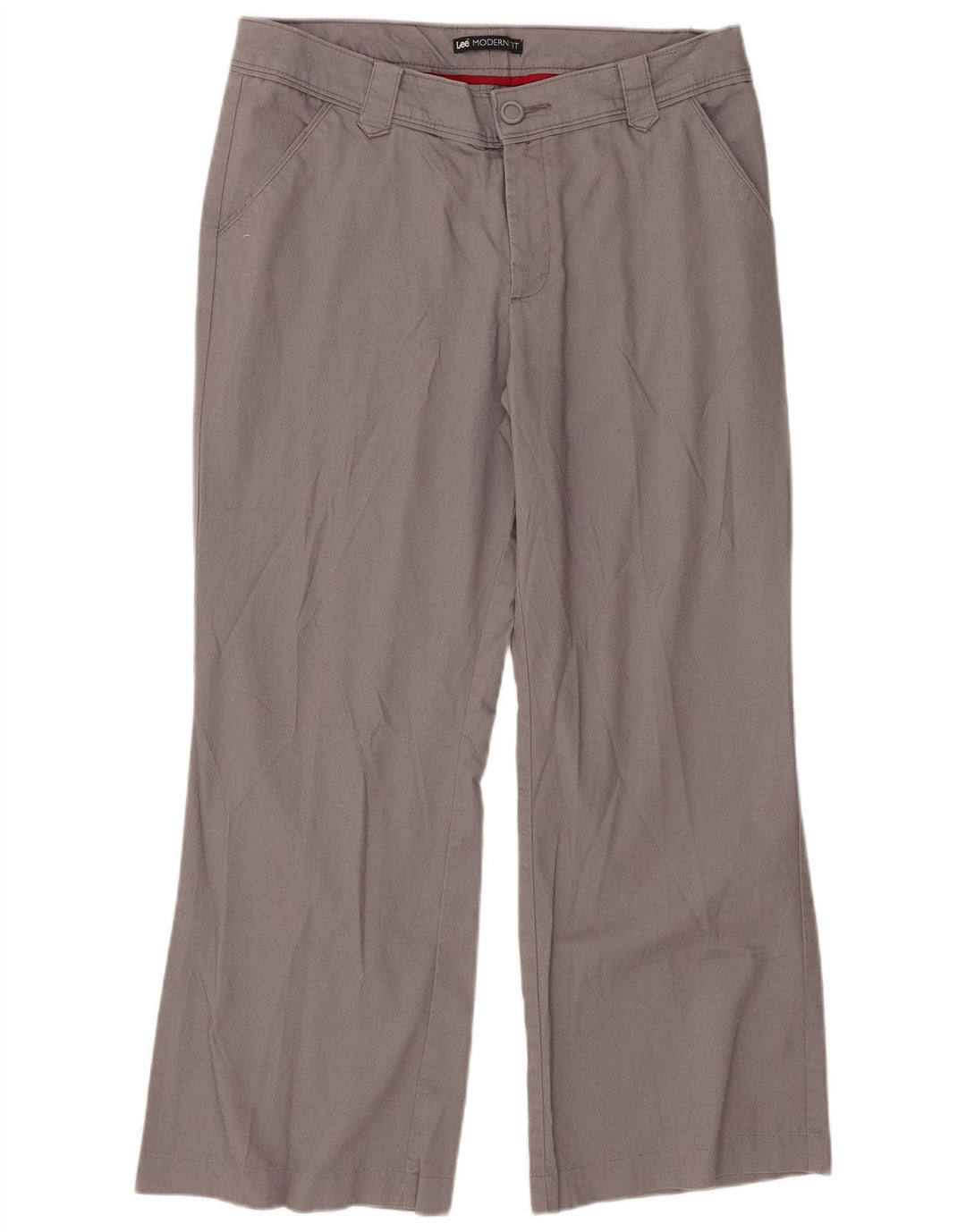 Pantaloni Chino Drepți, Modern Fit, Lee, L34 L27 Gri