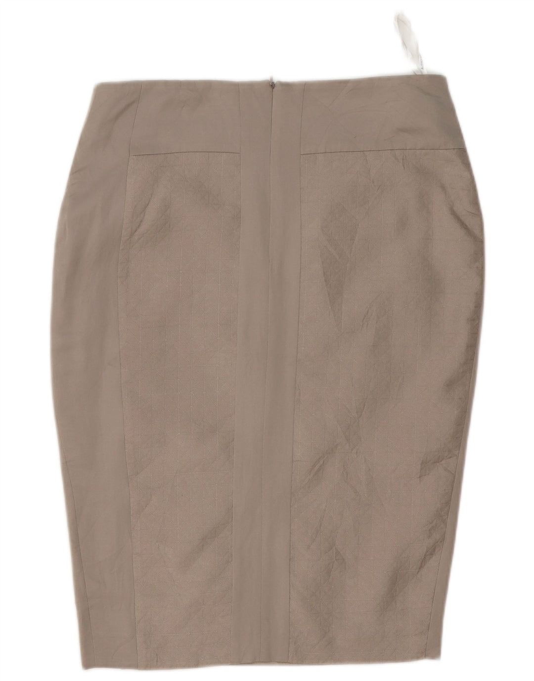 Fusta creion cu autograf pentru femei Marks & Spencer UK 12 Medium W32 Gri