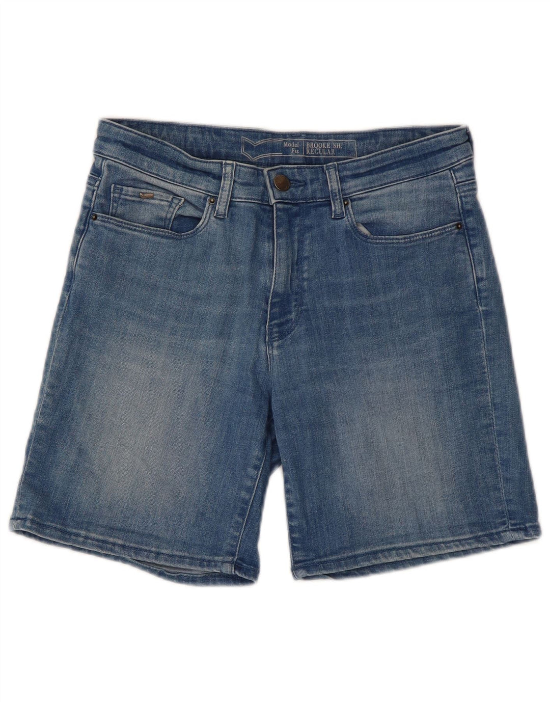 Pantaloni scurți din denim pentru femei Gas Regular Fit W26 Small Blue Bumbac