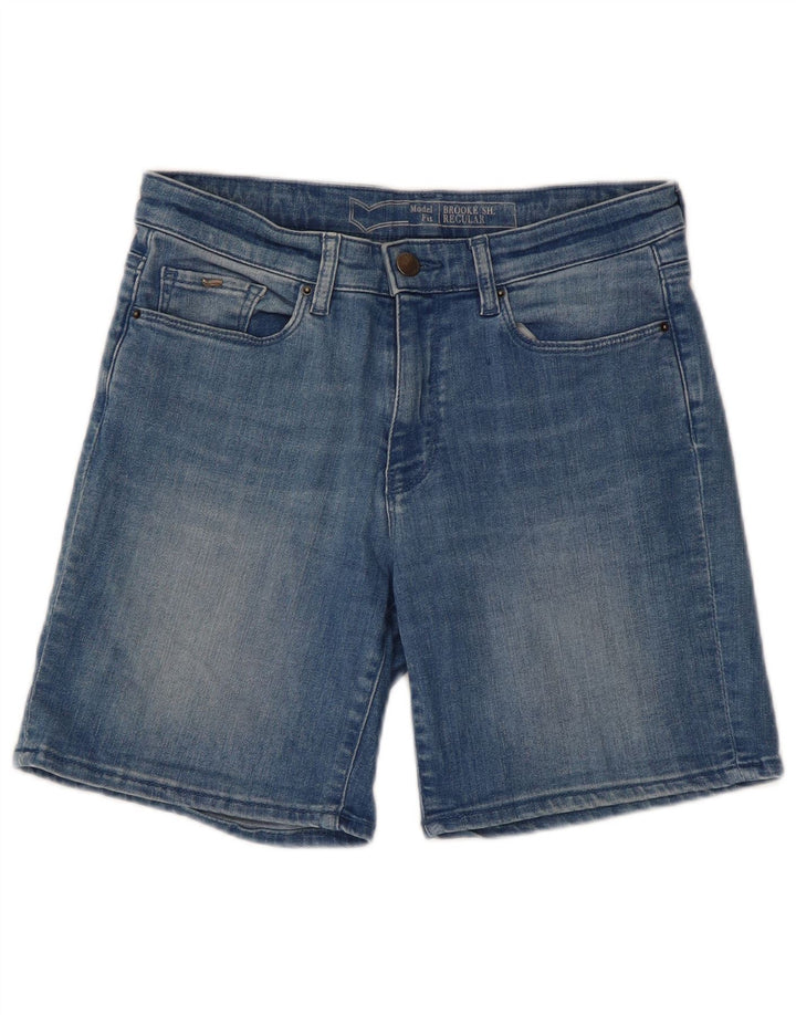 Pantaloni scurți din denim pentru femei Gas Regular Fit W26 Small Blue Bumbac