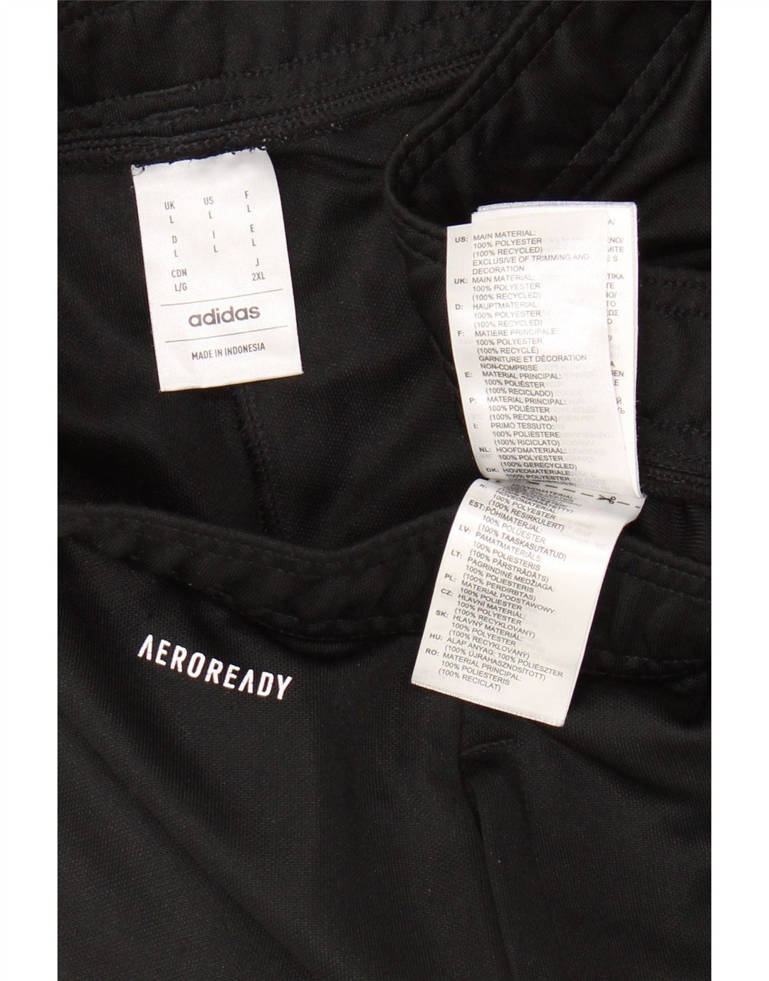 Pantaloni de trening ADIDAS Aeroready pentru bărbați, mari, negru, poliester