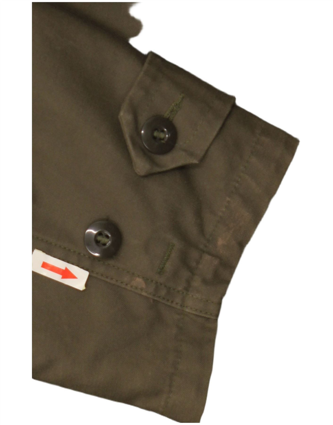 Jachetă parka militară cu glugă pentru bărbați VINTAGE UK 40 mare verde