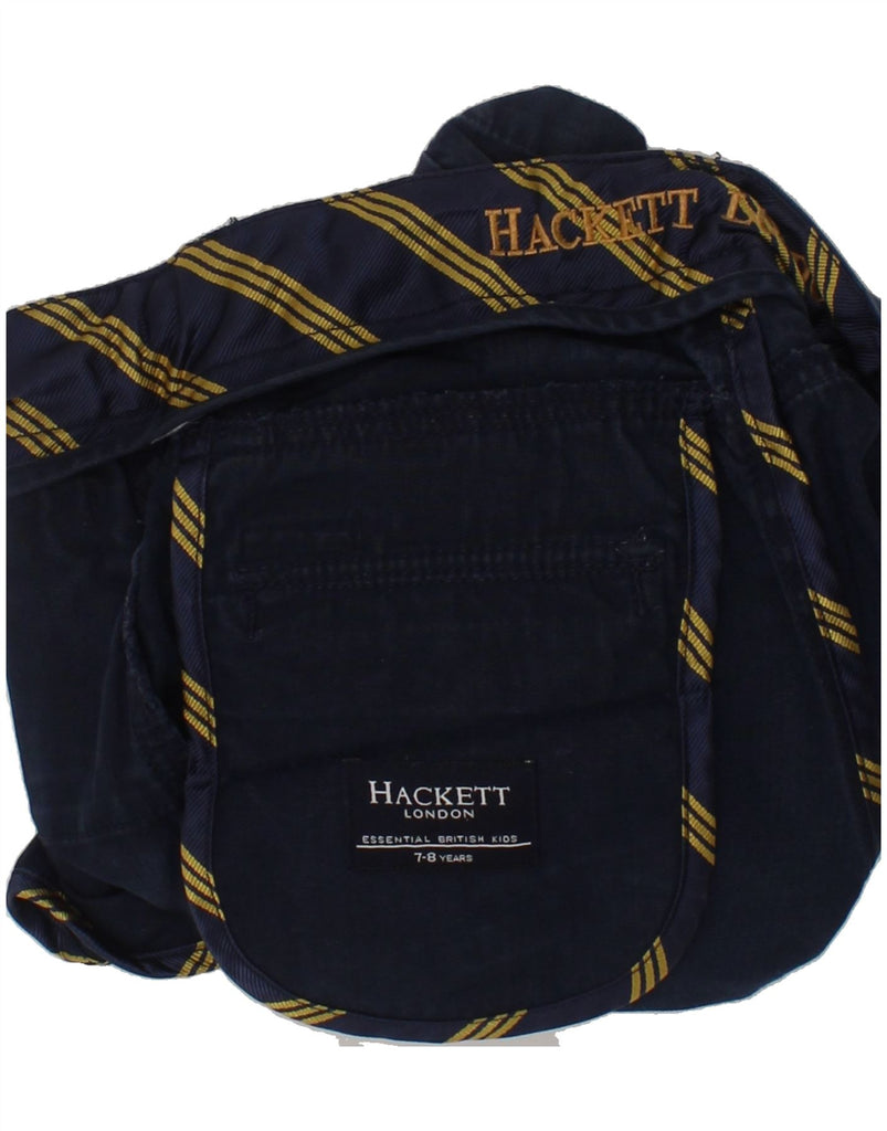 HACKETT Boys Graphic Casual Shorts 7-8 Years W23  Navy Blue Cotton Vintage Hackett and Second-Hand Hackett from Messina Hembry 
