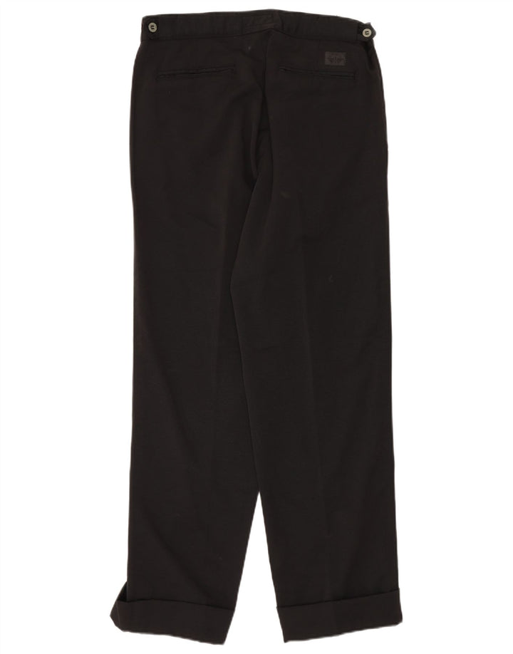 DOCKERS Pantaloni chino drepți kaki pentru bărbați L33 L30 bumbac negru