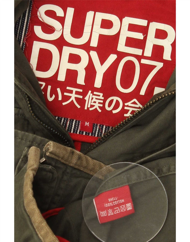 Jachetă grafică pentru bărbați Superdry UK 38 Bumbac kaki mediu
