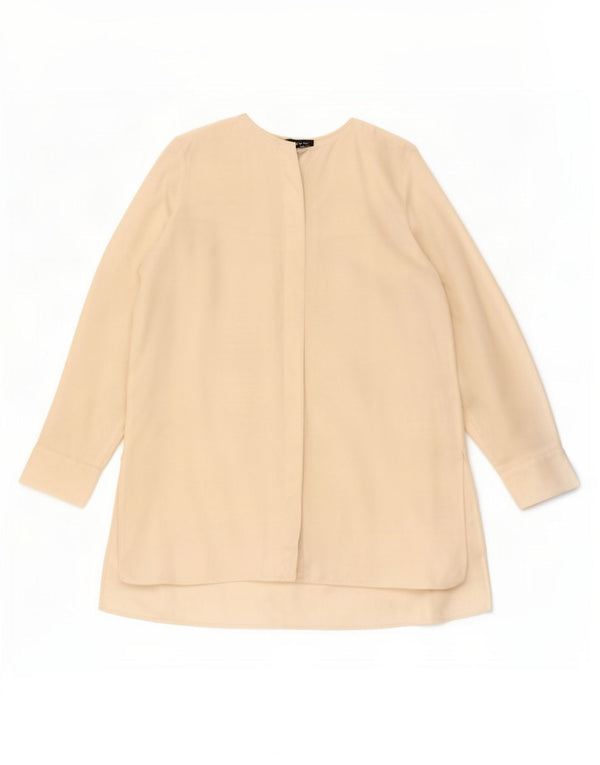 Rochie cămașă supradimensionată pentru femei Massimo Dutti EU 38 Mic Cupro alb