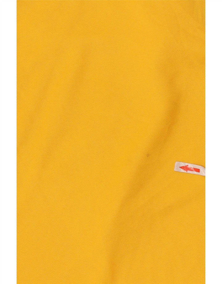 Tricou grafic pentru bărbați ADIDAS Top mic galben din poliester color bloc