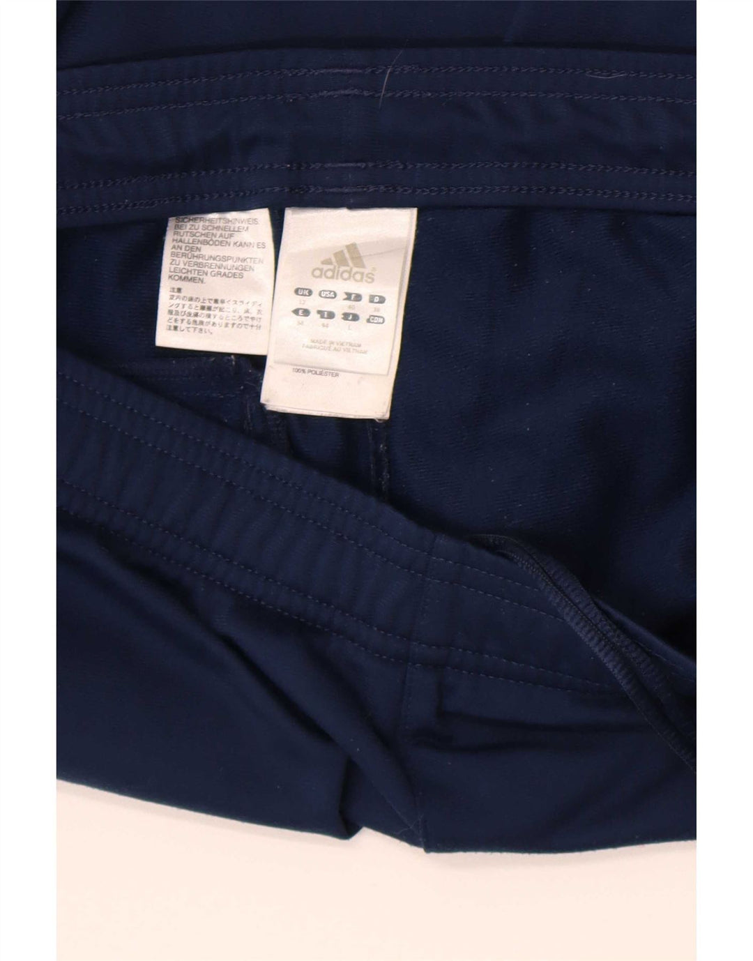 Pantaloni de trening Adidas pentru femei UK 12 Medium Blue Poliester
