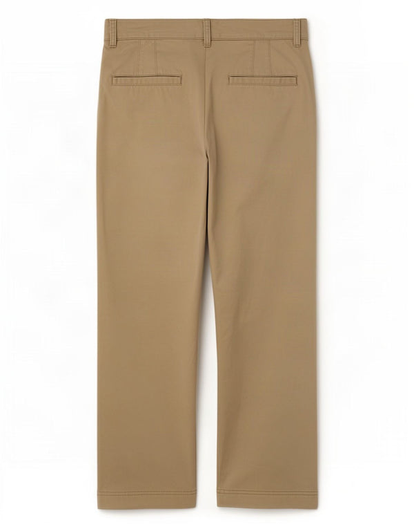 Pantaloni chino drepti pentru femei Gap US 12 Large W34 L26 Bej Bumbac