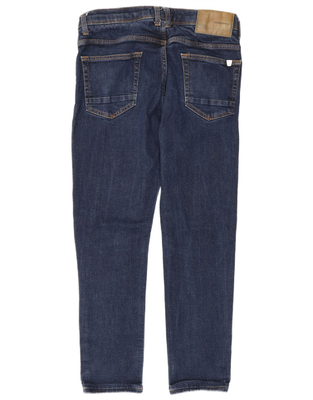 Blugi slim pentru bărbați Zara EU 42 Large W32 L26 Albastru