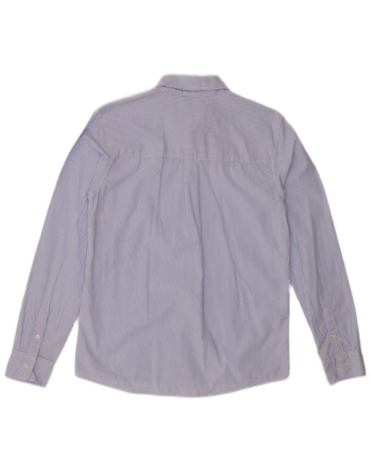 Cămașă BENETTON băieți 13-14 ani 3XL bumbac cu dungi albastre