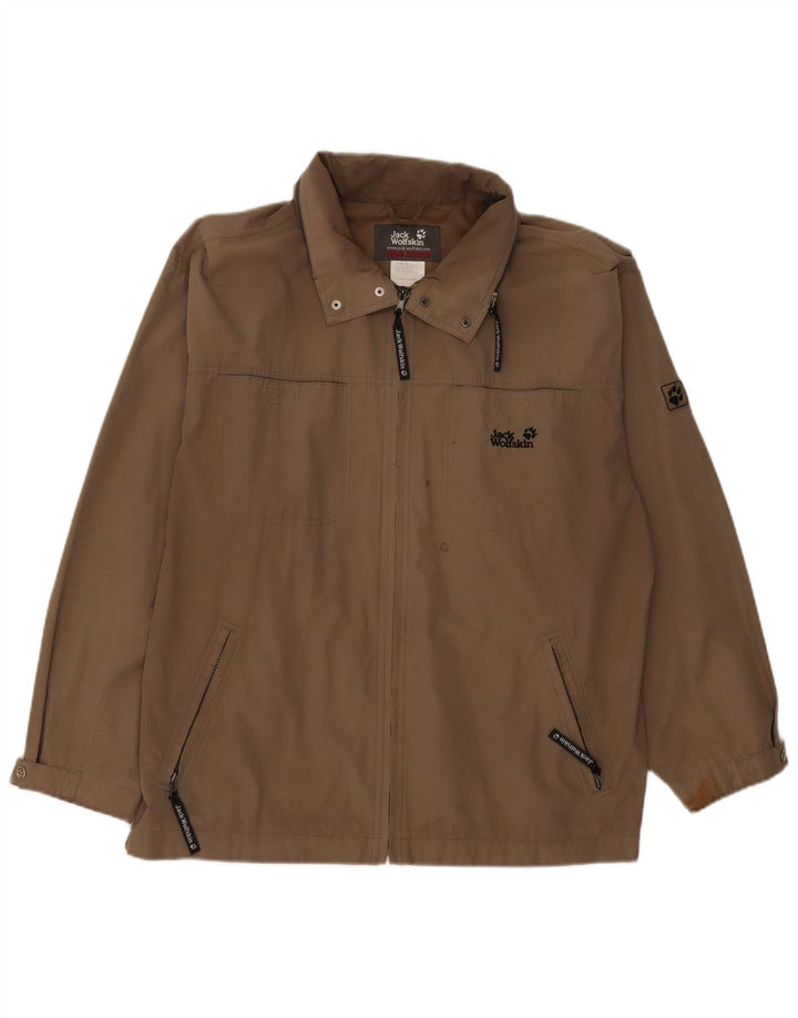 Jack Wolfskin Jachetă utilitare pentru bărbați UK 42 XL Kaki Poliester