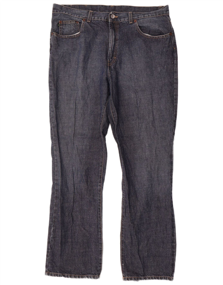Blugi Dkny Bărbați Drepți W38 L31 Bumbac Bleumarin