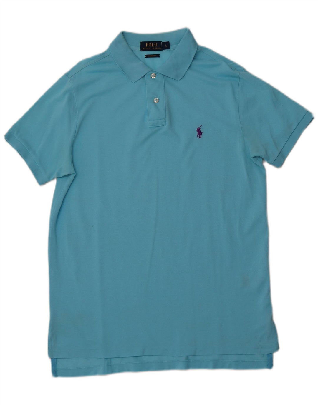 POLO RALPH LAUREN Tricou polo personalizat pentru bărbați, bumbac albastru mare