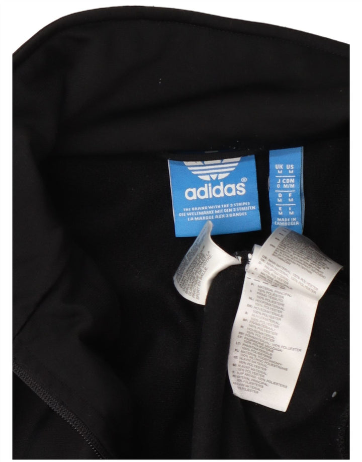 Jachetă pentru trening Adidas pentru bărbați, poliester mediu negru