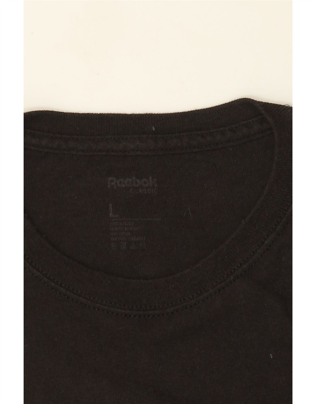 Tricou grafic pentru bărbați Reebok Top Large Negru