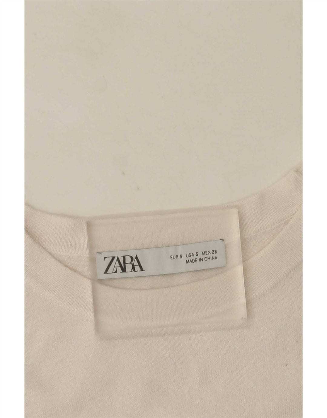 Bluză cu mânecă scurtă pentru femei Zara UK 10 Small White