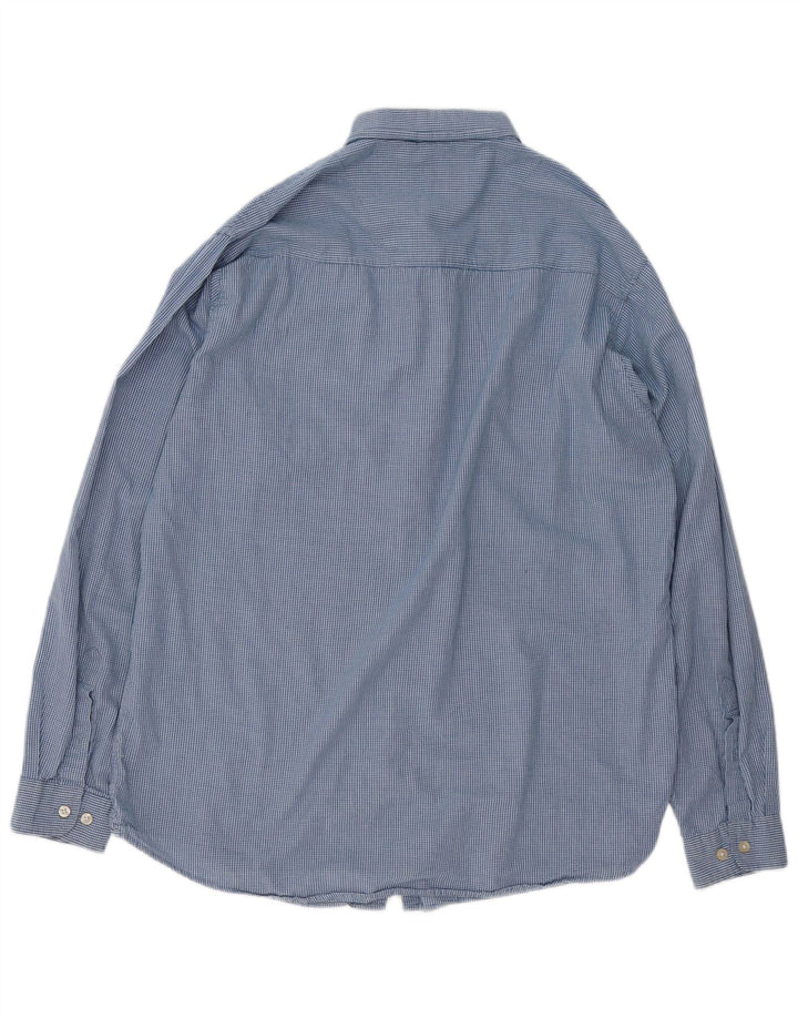 Cămașă pentru bărbați Levi's XL albastru cu carouri din bumbac