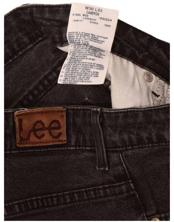 Blugi drepti pentru femei Lee Cameron W30 L28 bumbac negru