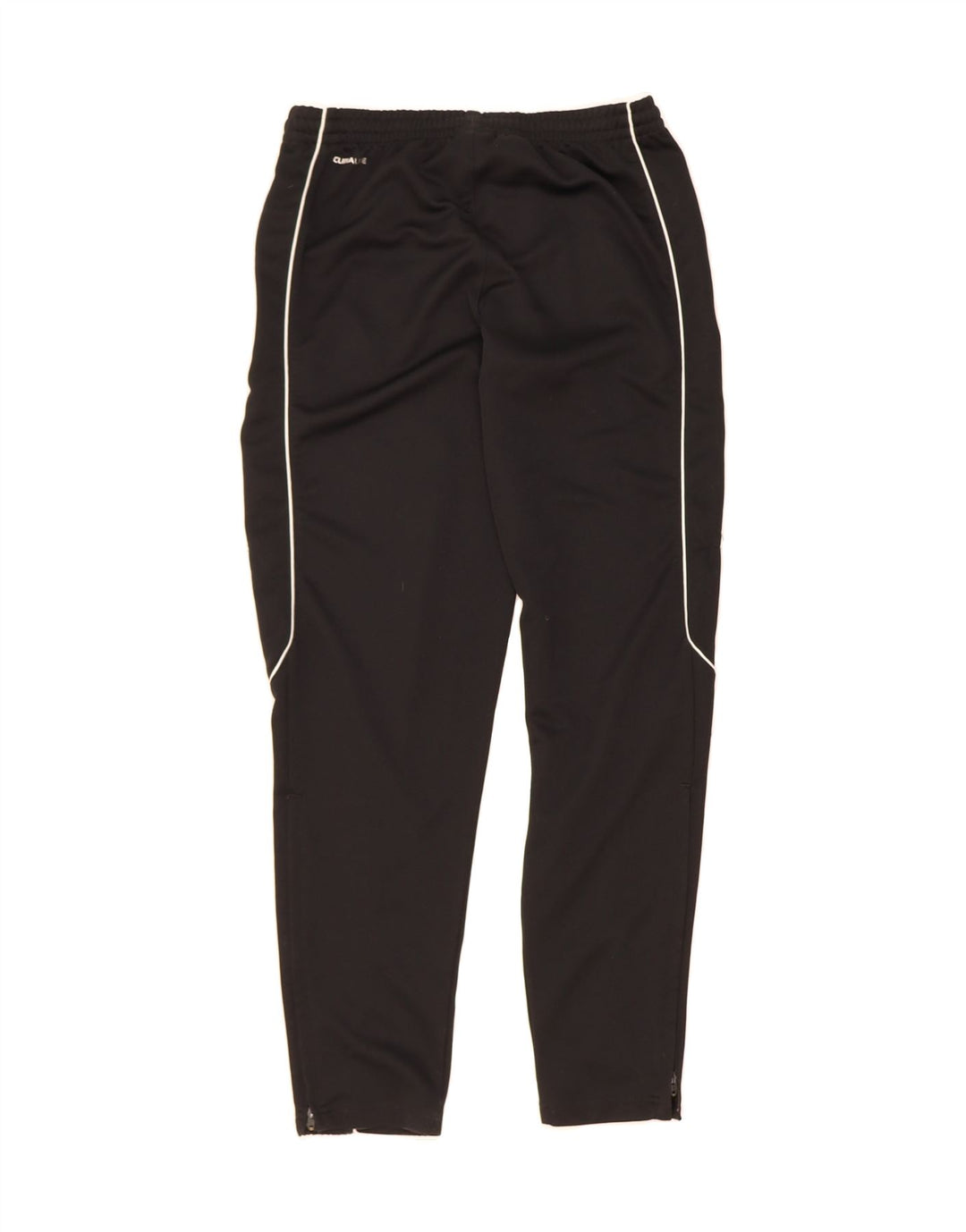 ADIDAS Boys Climalite Tracksuit Trousers 13-14 Years  Black Polyester Vintage Adidas and Second-Hand Adidas from Messina Hembry 