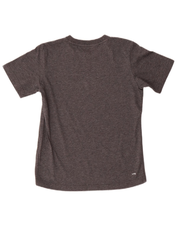 Tricou grafic Adidas pentru băieți Top 11-12 ani bumbac gri