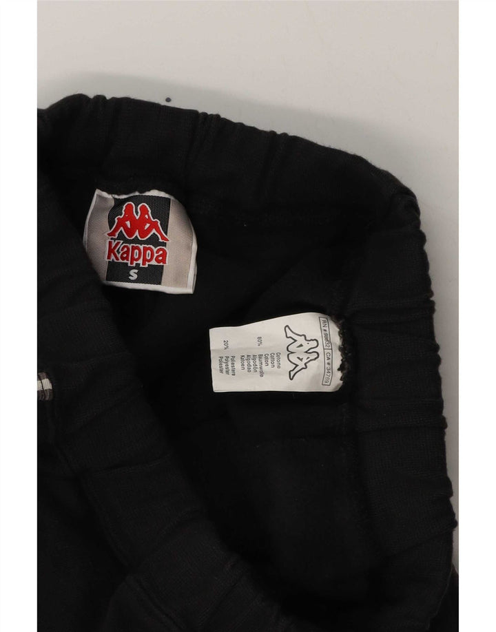 Pantaloni de trening pentru bărbați Kappa, bumbac negru mic