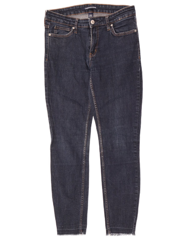 Blugi skinny pentru femei Calvin Klein L29 L28 Bumbac bleumarin