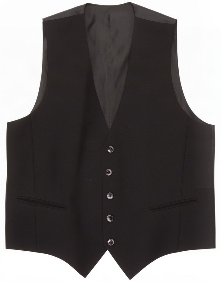 Vintage Gilet pentru bărbați Mic Negru