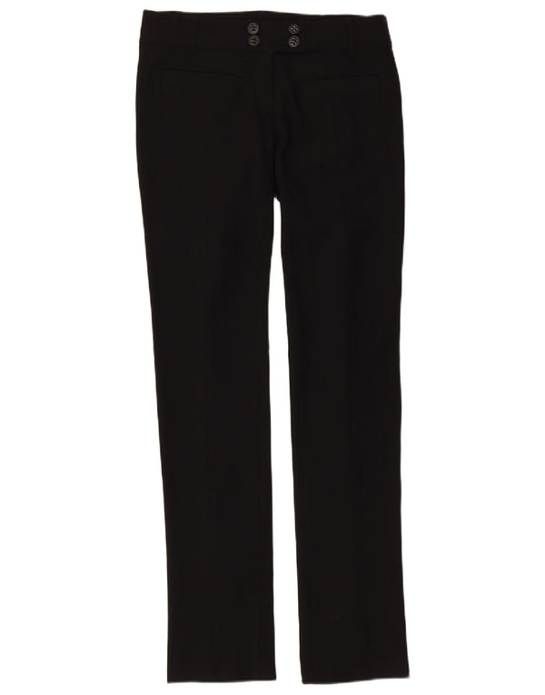 Pantaloni casual subțiri Pinko pentru femei UK 6 XS W30 L32 Viscoză neagră