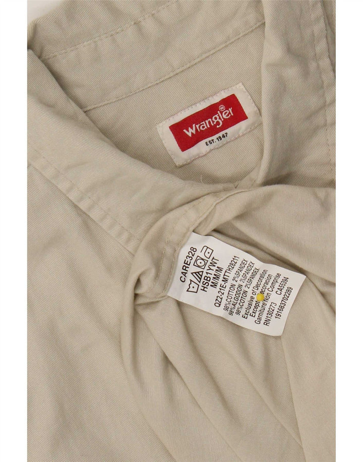 Cămașă fără mâneci pentru bărbați Wrangler, bumbac, bej mediu