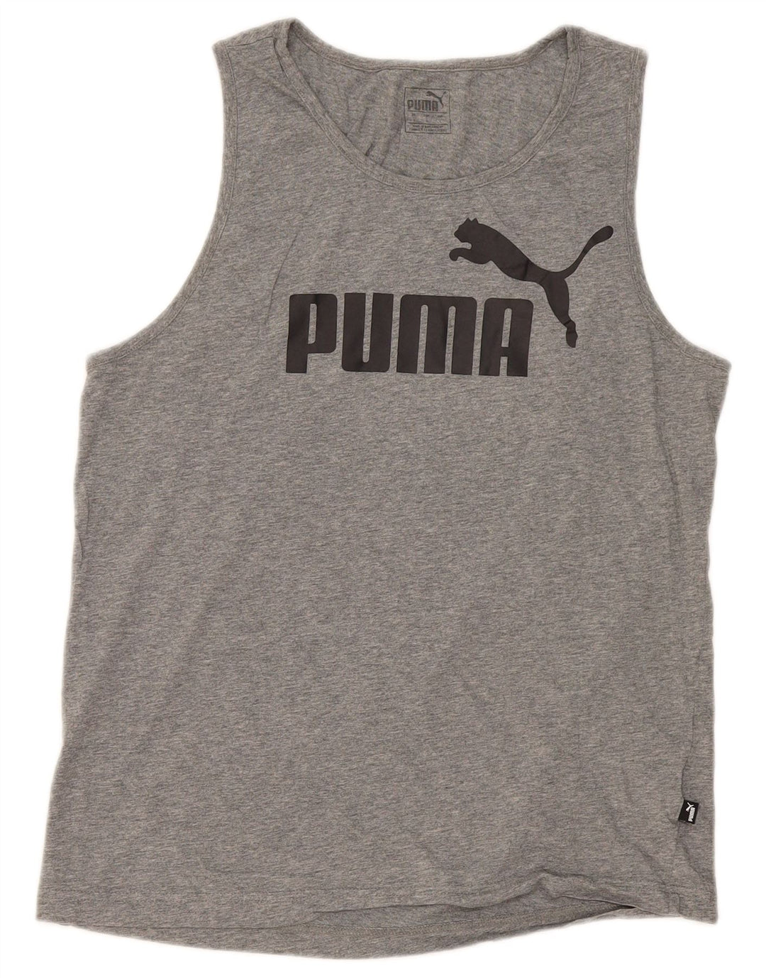 Vestă grafică pentru bărbați Puma, mare, gri bumbac