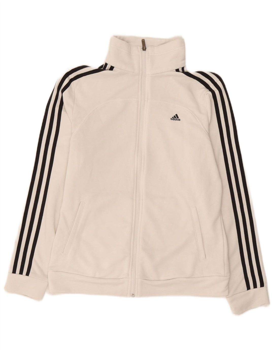 Jachetă de trening Climalite pentru femei Adidas UK 12/14 Medium White