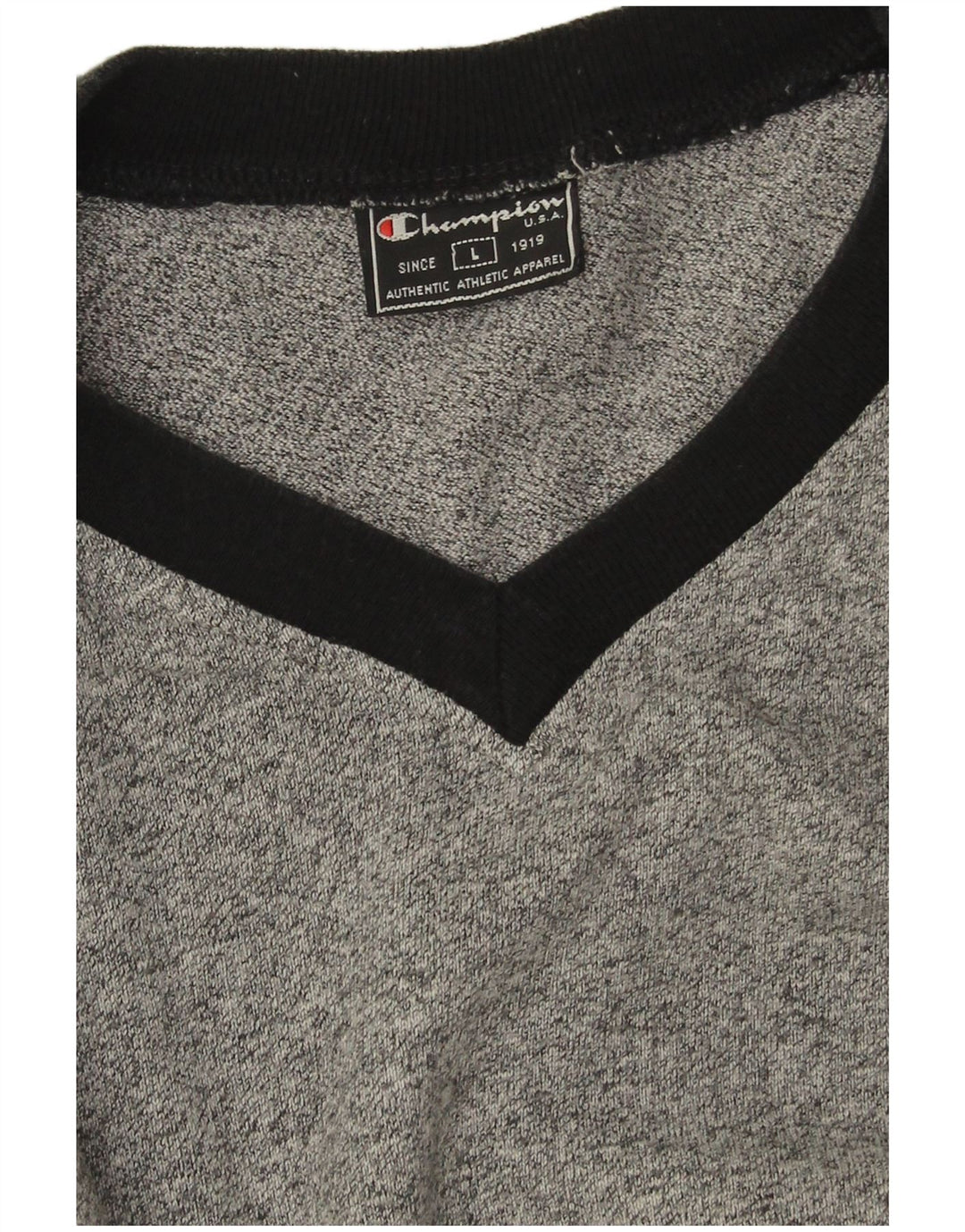 Tricou pentru bărbați Champion Top mare gri Colorblock